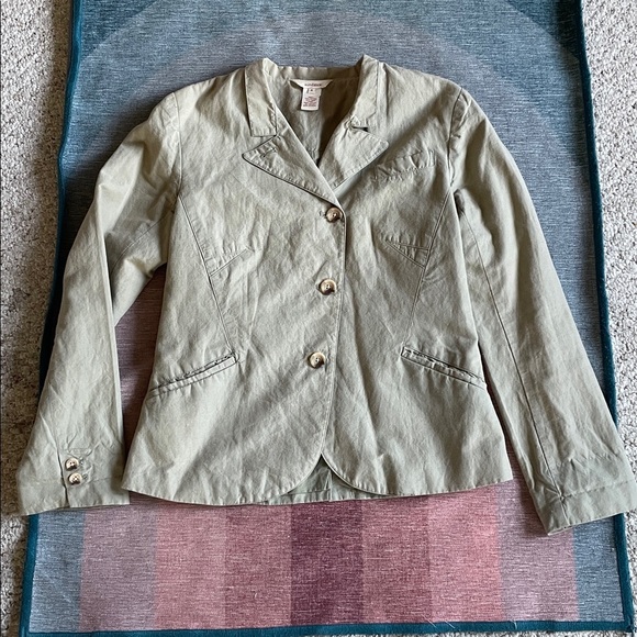 Sundance Green Linen Women's Blazer - Picture 8 of 13